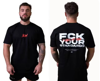 CBUM-T-SHIRT en pur coton pour homme, vêtement de sport